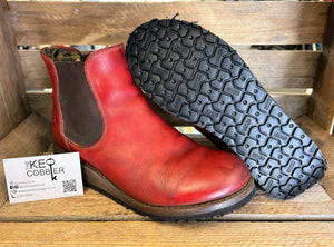 Fly Boots Through-sole and Upper Restoration - The Key Cobbler