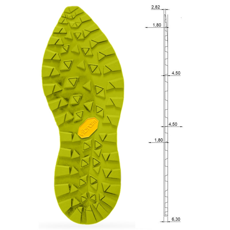 Salomon vibram sale sole